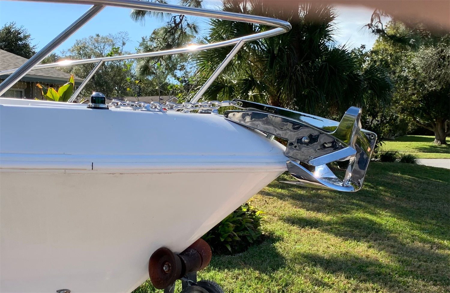 Andy Marine 316 Ανοξείδωτος χάλυβα διπλό εσωτερικό κύλινδρο άγκυρο κυλίνδρων