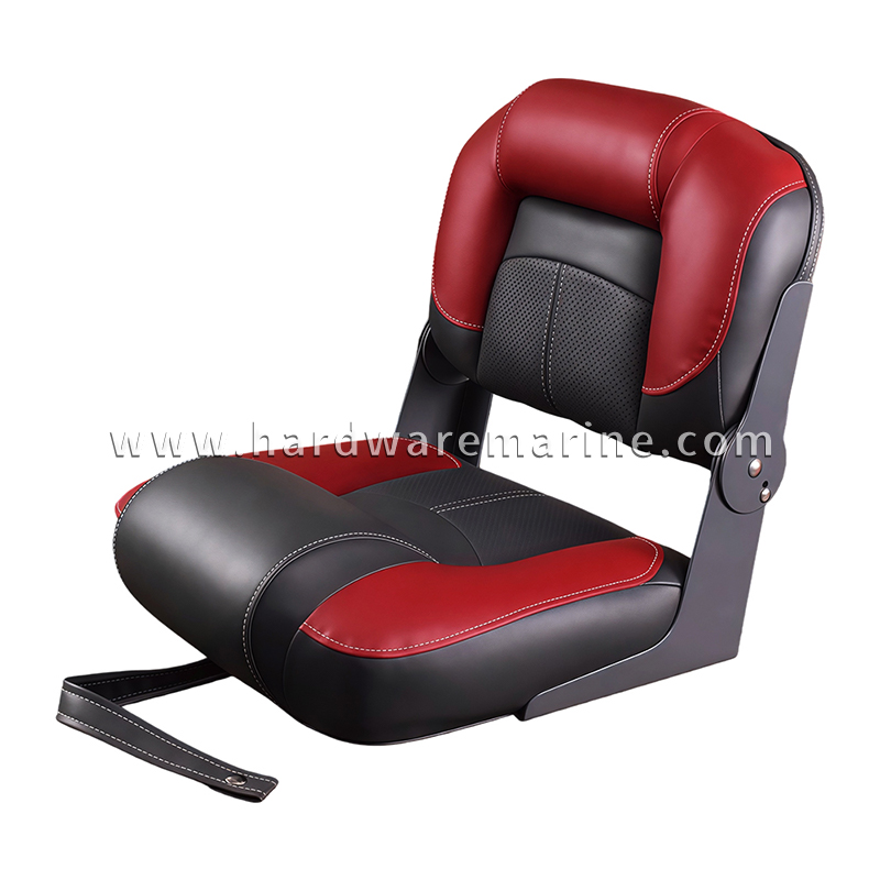 Deluxe βαρέως τύπου αναδιπλούμενο κάθισμα θαλάσσιου σκάφους με ιμάντα δεσίματος