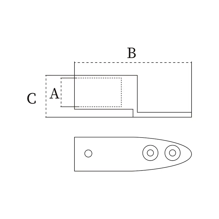 316 Stainless Steel Marine Split Bollard With Pin