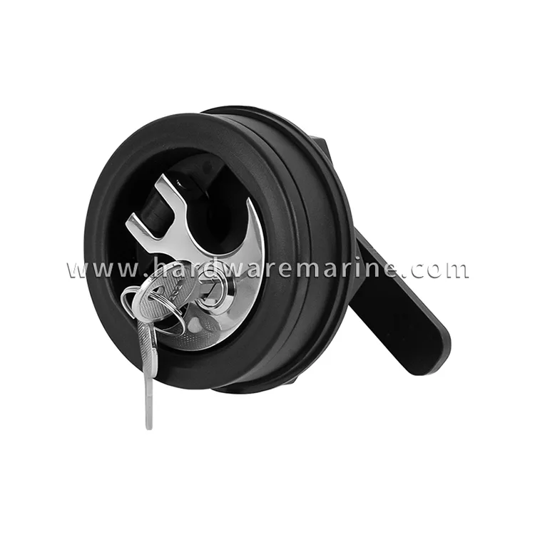 Nylon Black Marine Boat Turning Lock with Key